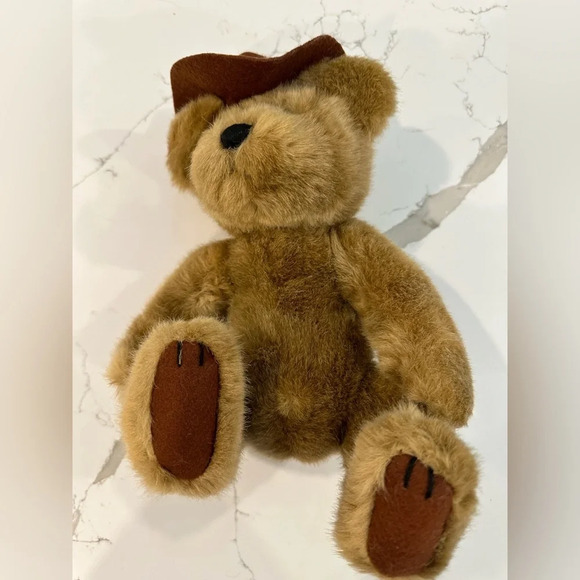 🎄VTG Pickford Bear Western Hat Brass Button Cody Brown EUC  MISSING shirt - Picture 4 of 6